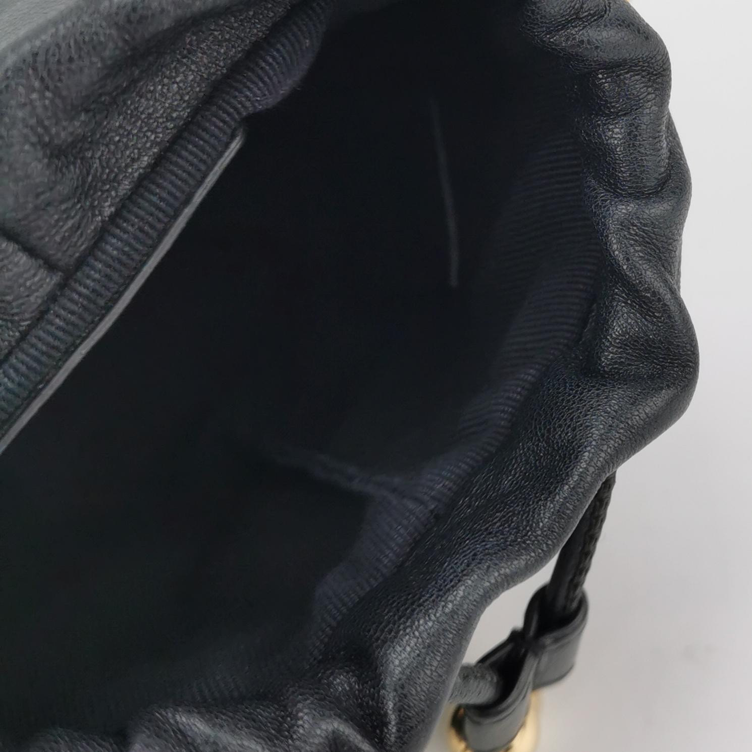 Chanel Drawstring Bucket Bag Quilted Caviar Mini — photo 7 of 17