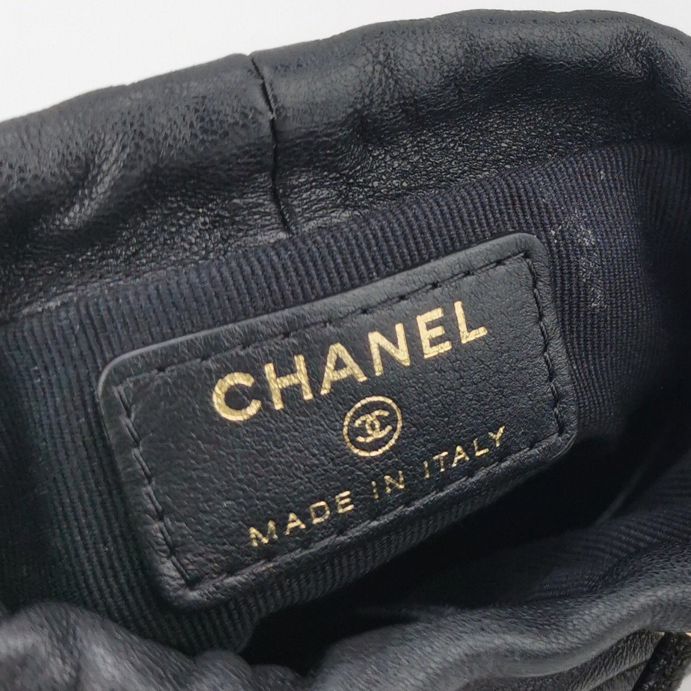 Chanel Drawstring Bucket Bag Quilted Caviar Mini — photo 8 of 17