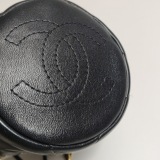 Chanel Drawstring Bucket Bag Quilted Caviar Mini — thumbnail 12