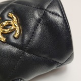 Chanel Drawstring Bucket Bag Quilted Caviar Mini — thumbnail 11