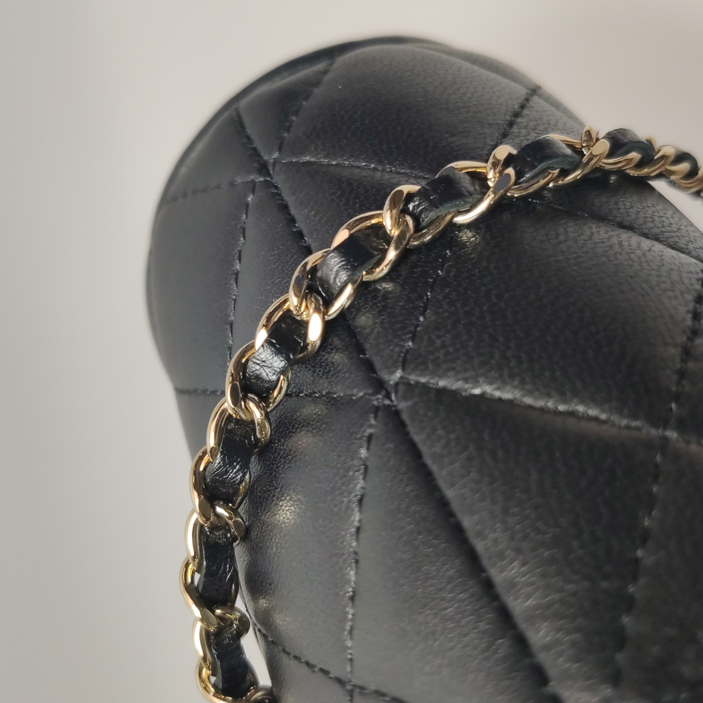 Chanel Drawstring Bucket Bag Quilted Caviar Mini — photo 9 of 14