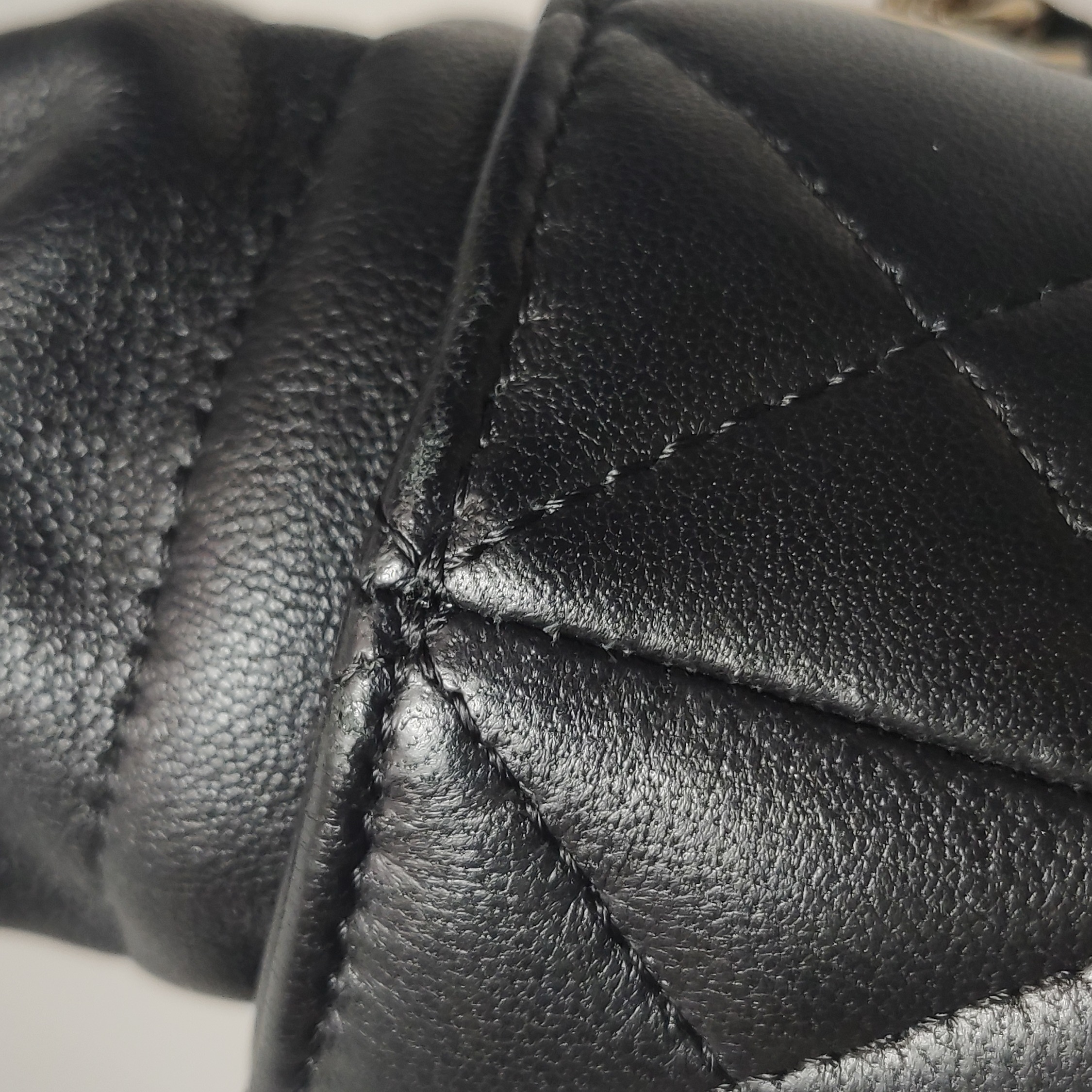 Chanel Drawstring Bucket Bag Quilted Caviar Mini — photo 12 of 14