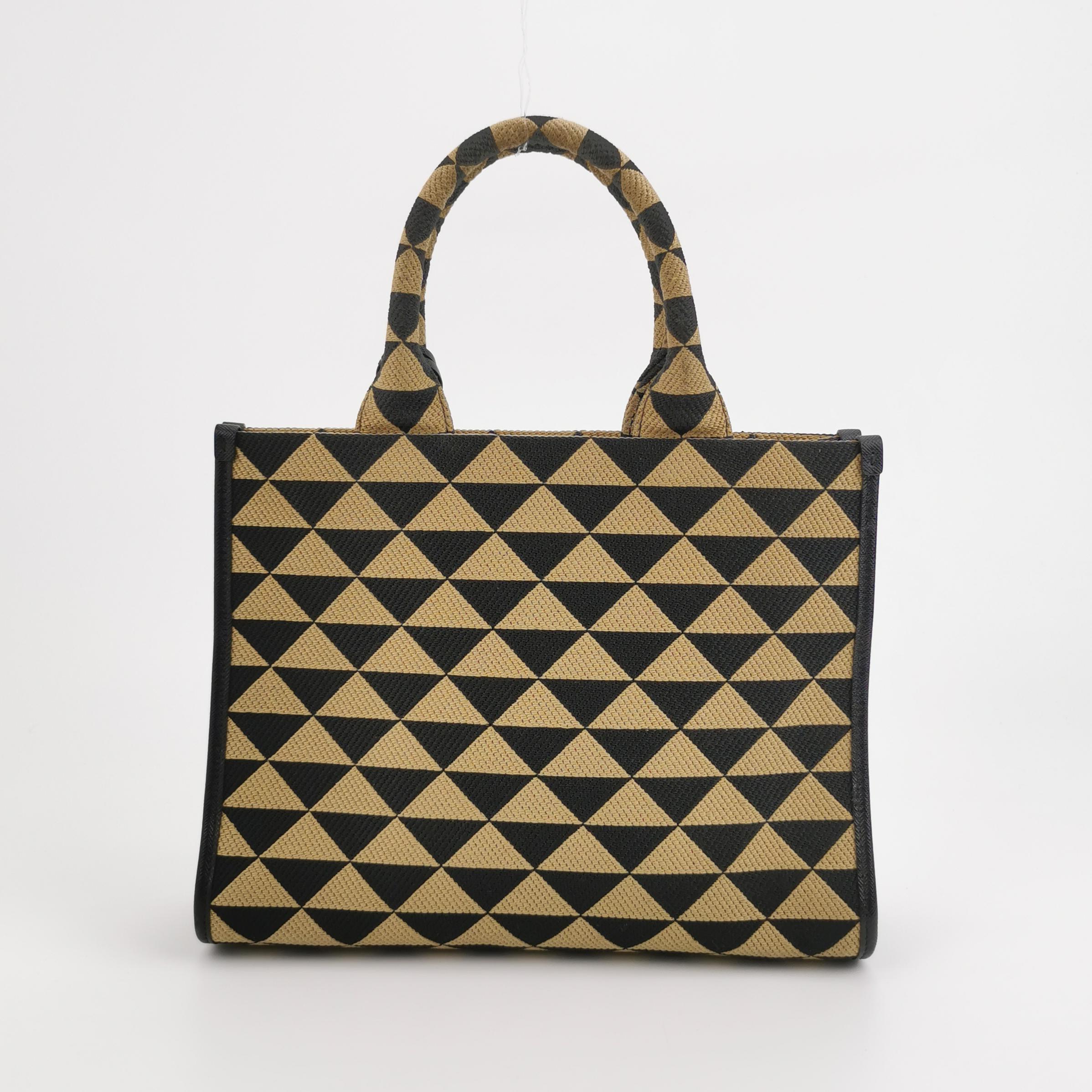 Prada Symbole Shopper Tote Jacquard Small — photo 3 of 14