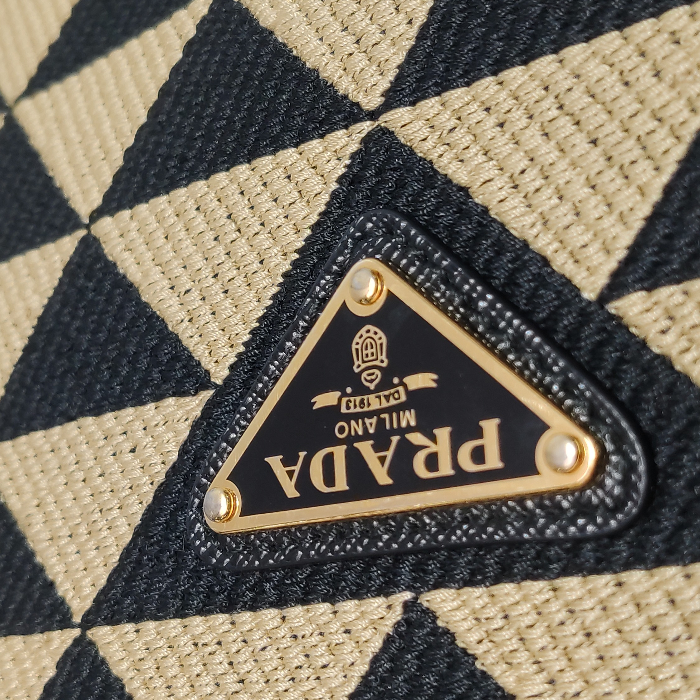 Prada Symbole Shopper Tote Jacquard Small — photo 11 of 14