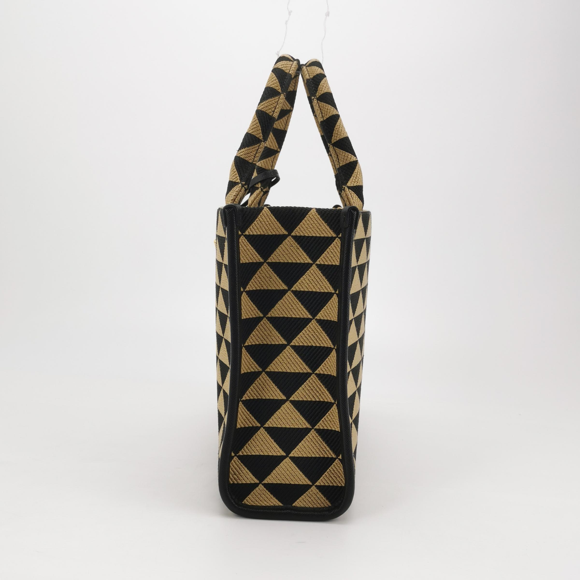Prada Symbole Shopper Tote Jacquard Small — photo 4 of 16