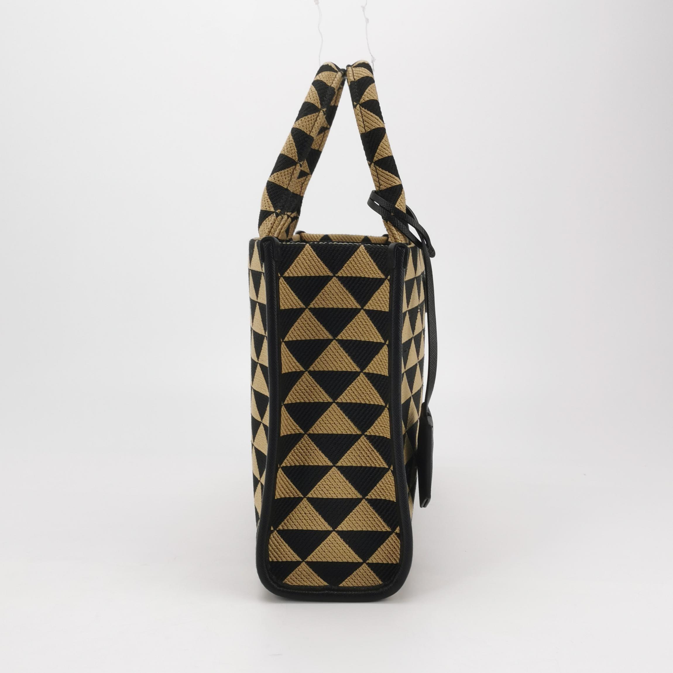 Prada Symbole Shopper Tote Jacquard Small — photo 5 of 16