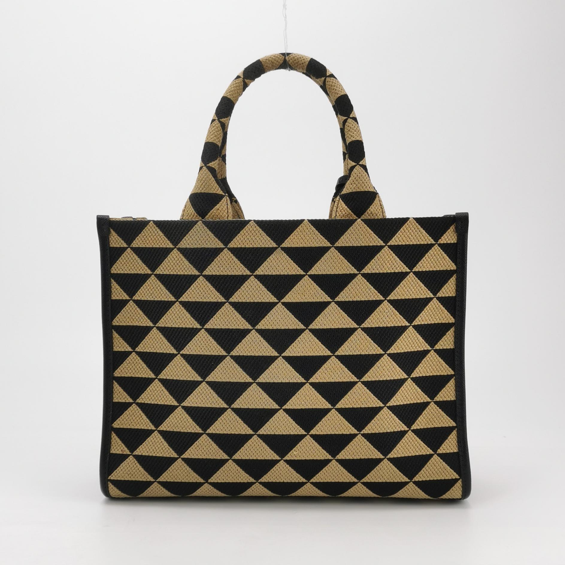 Prada Symbole Shopper Tote Jacquard Small — photo 3 of 16