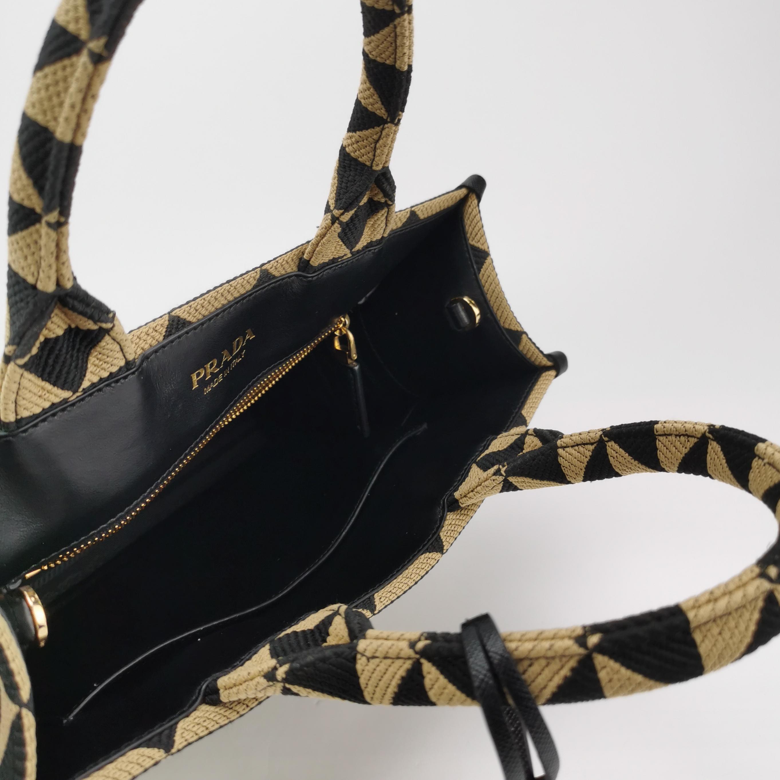 Prada Symbole Shopper Tote Jacquard Small — photo 7 of 16