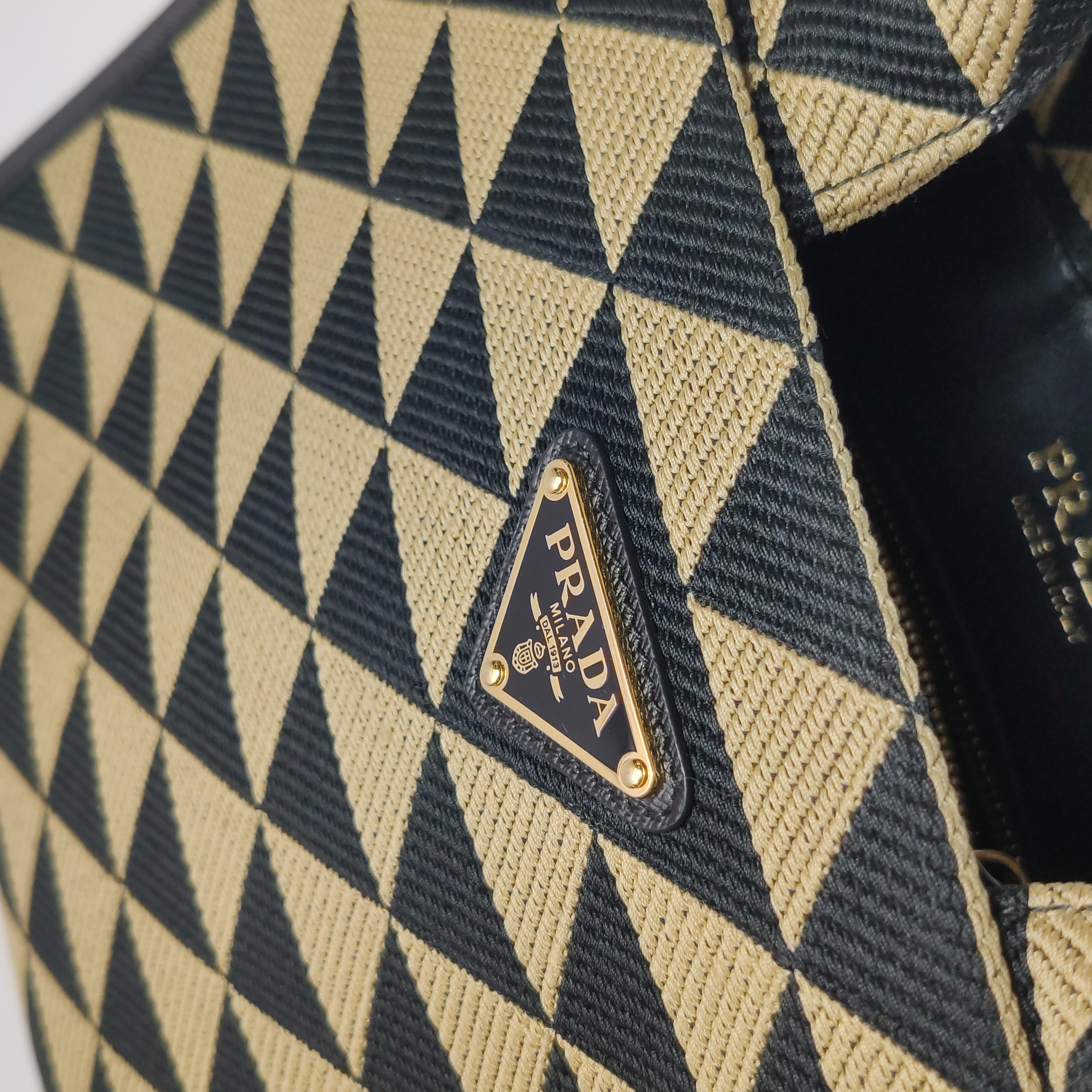 Prada Symbole Shopper Tote Jacquard Small — photo 11 of 16