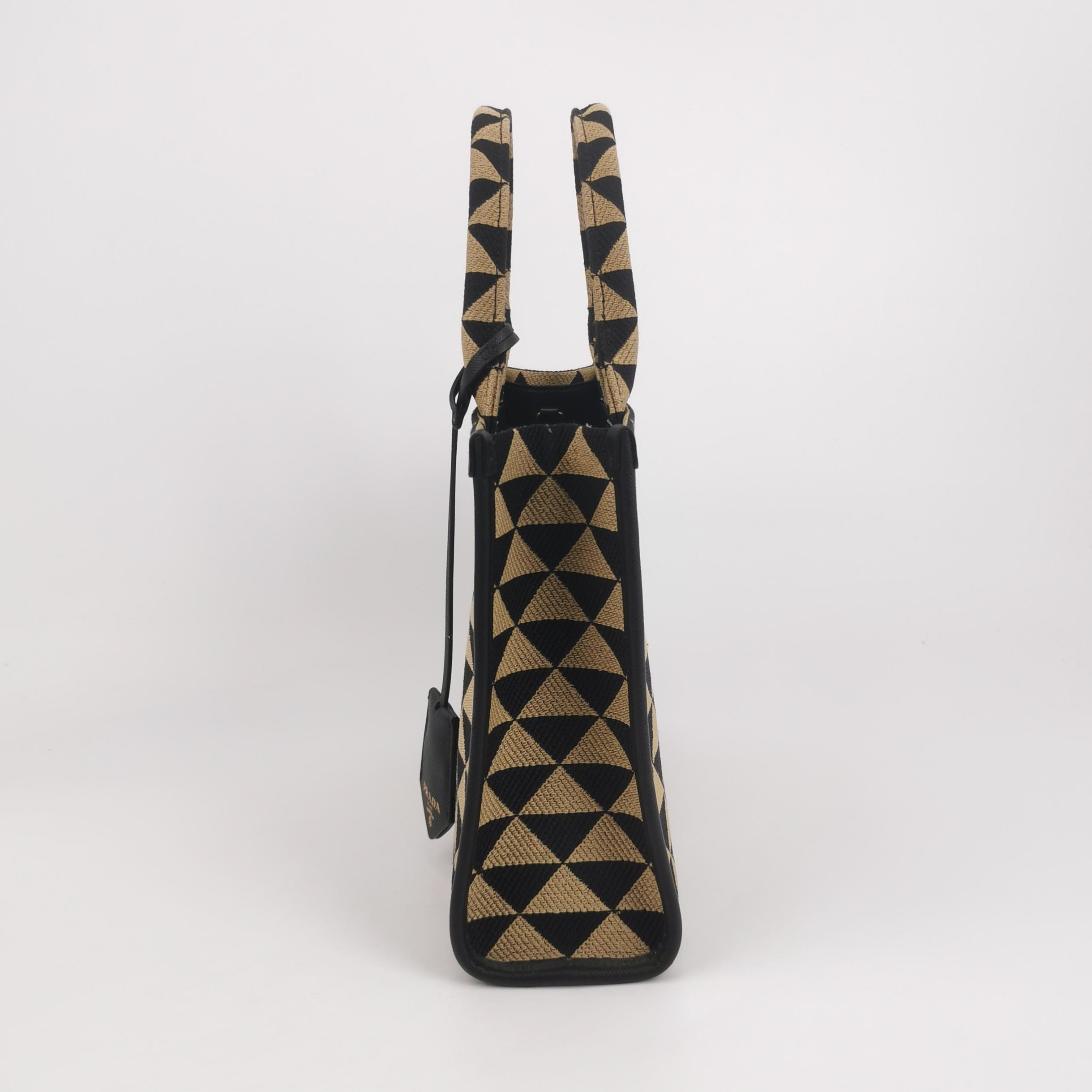 Prada Symbole Shopper Tote Jacquard Small — photo 4 of 16