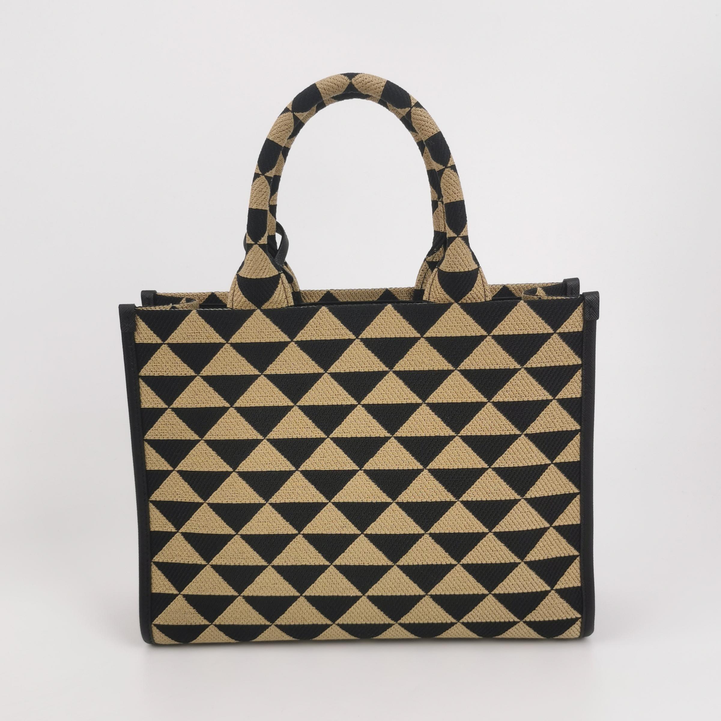 Prada Symbole Shopper Tote Jacquard Small — photo 3 of 16