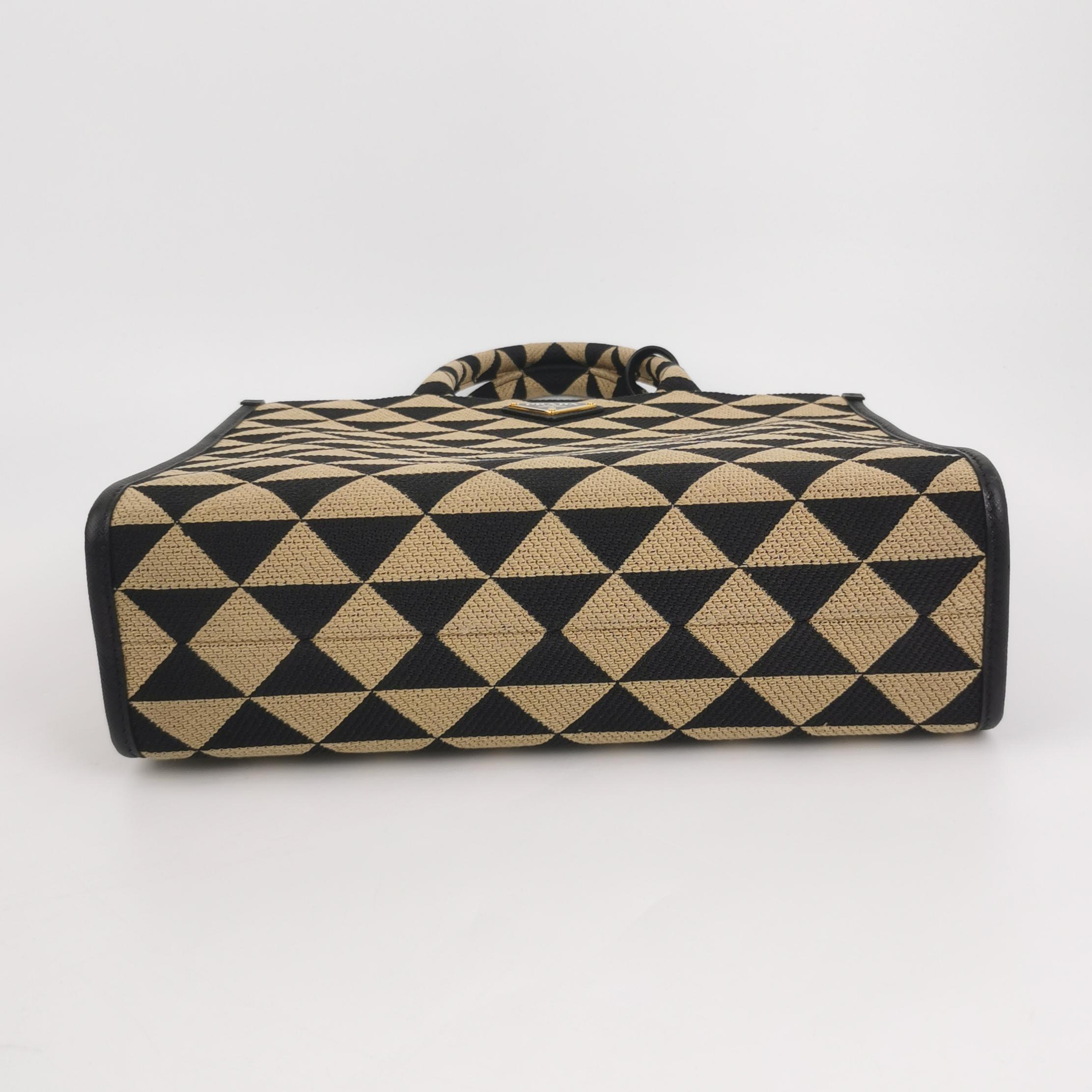Prada Symbole Shopper Tote Jacquard Small — photo 6 of 16