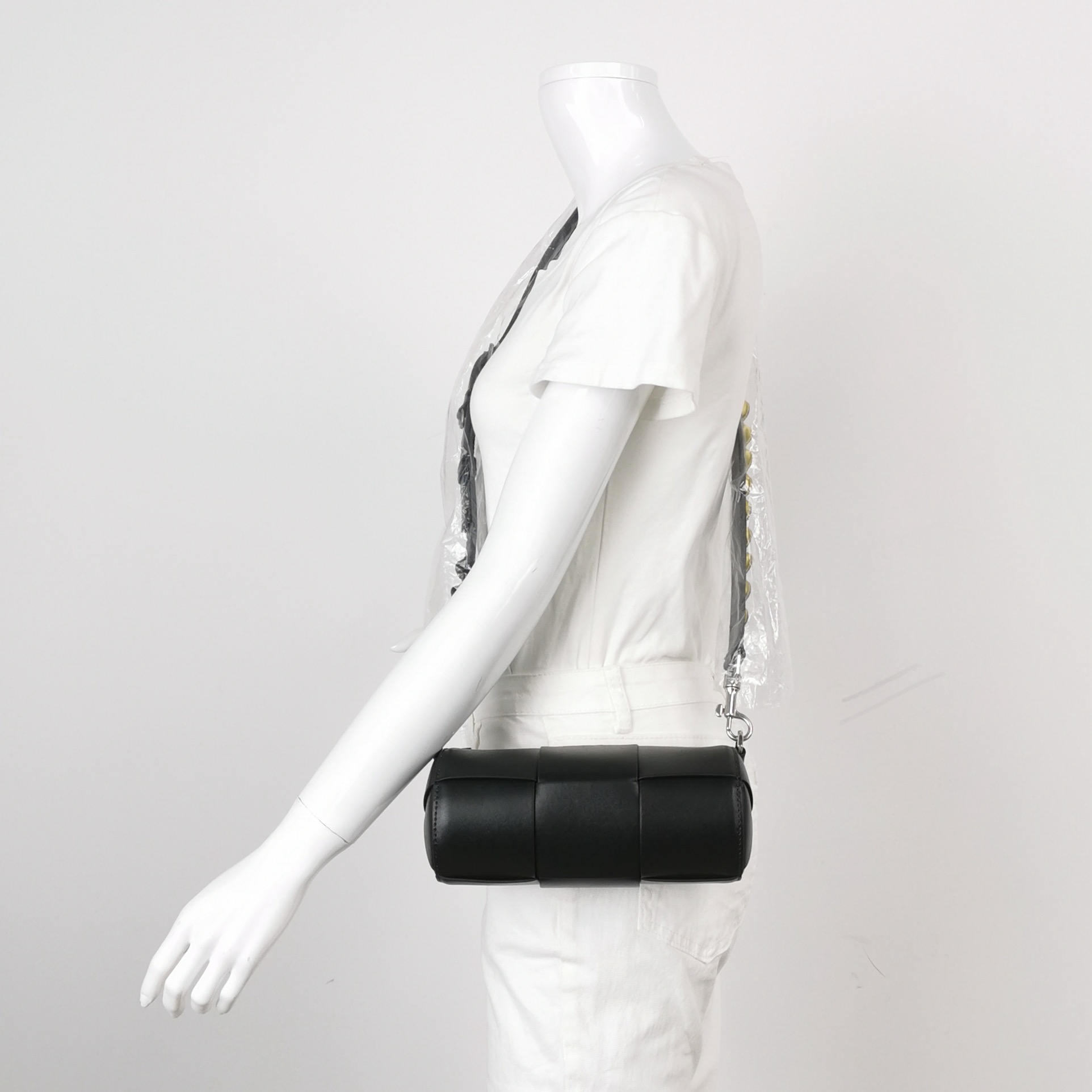 Bottega Veneta Canette Crossbody Bag Maxi Intrecciato Leather Small — alternate view