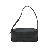 Bottega Veneta Brick Cassette Shoulder Bag Maxi Intrecciato Leather Small — thumbnail 1