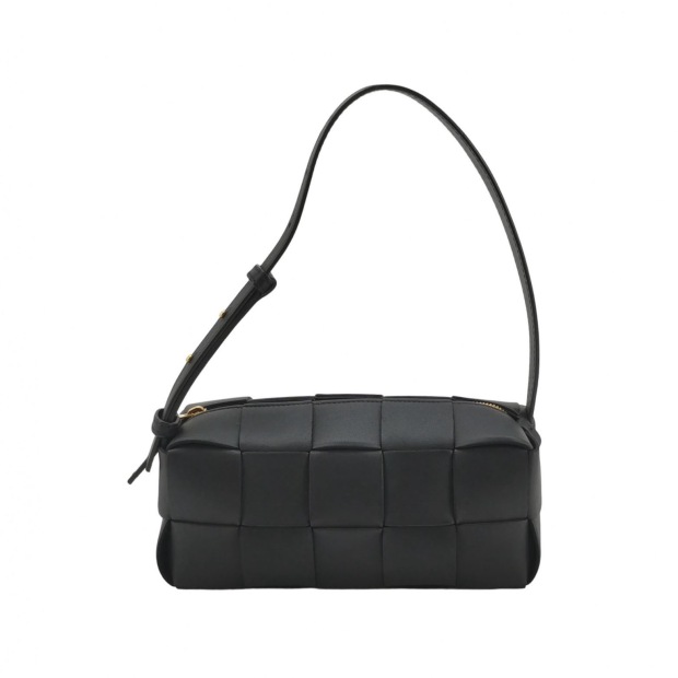 Bottega Veneta Brick Cassette Shoulder Bag Maxi Intrecciato Leather Small — pre-owned, Vierlot