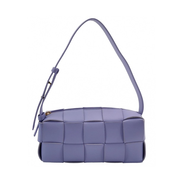 Bottega Veneta Brick Cassette Shoulder Bag Maxi Intrecciato Leather Small — pre-owned, Vierlot