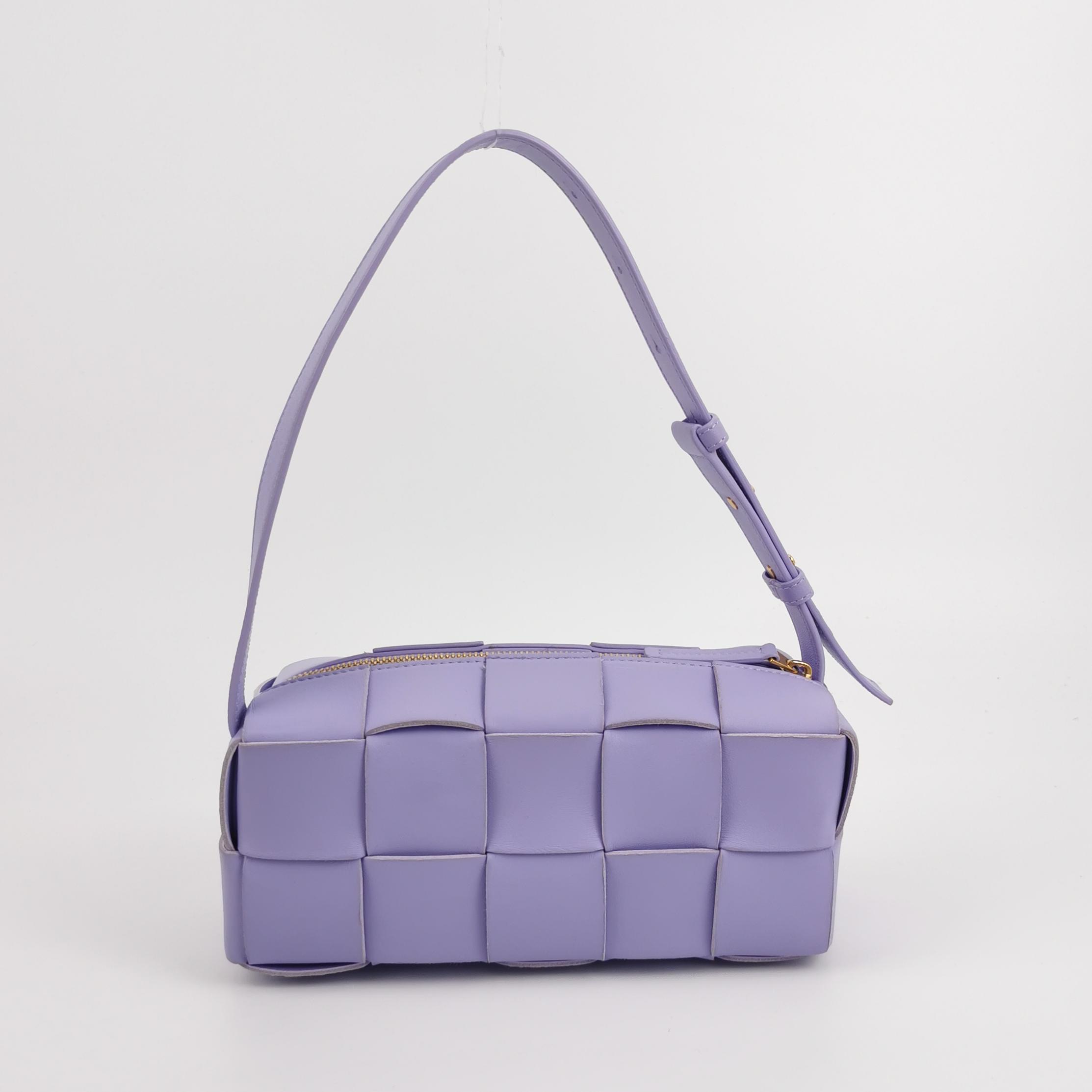 Bottega Veneta Brick Cassette Shoulder Bag Maxi Intrecciato Leather Small — photo 3 of 14