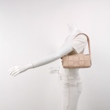 Bottega Veneta Brick Cassette Shoulder Bag Maxi Intrecciato Leather Small — thumbnail 2