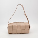 Bottega Veneta Brick Cassette Shoulder Bag Maxi Intrecciato Leather Small — thumbnail 3
