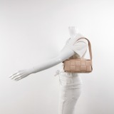 Bottega Veneta Brick Cassette Shoulder Bag Maxi Intrecciato Leather Small — thumbnail 2