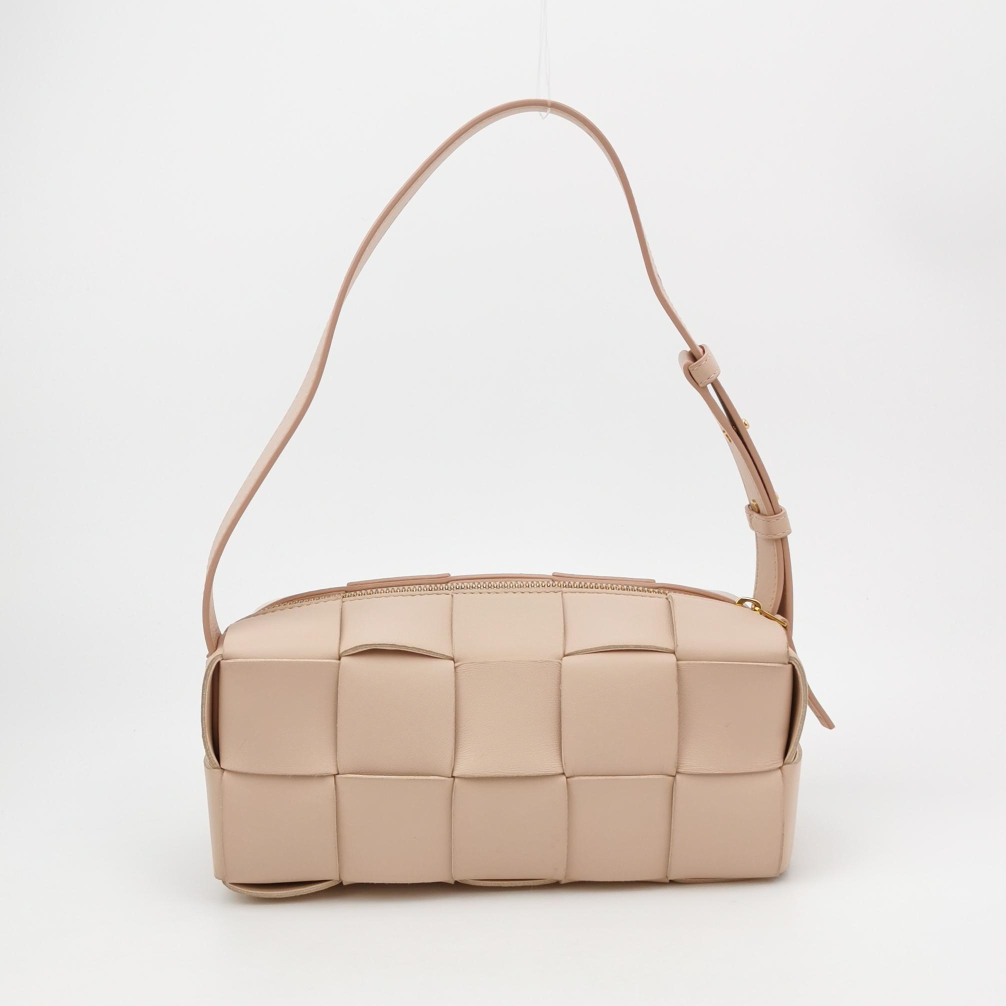 Bottega Veneta Brick Cassette Shoulder Bag Maxi Intrecciato Leather Small — photo 3 of 16