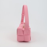 Bottega Veneta Brick Cassette Shoulder Bag Maxi Intrecciato Leather Small — thumbnail 4