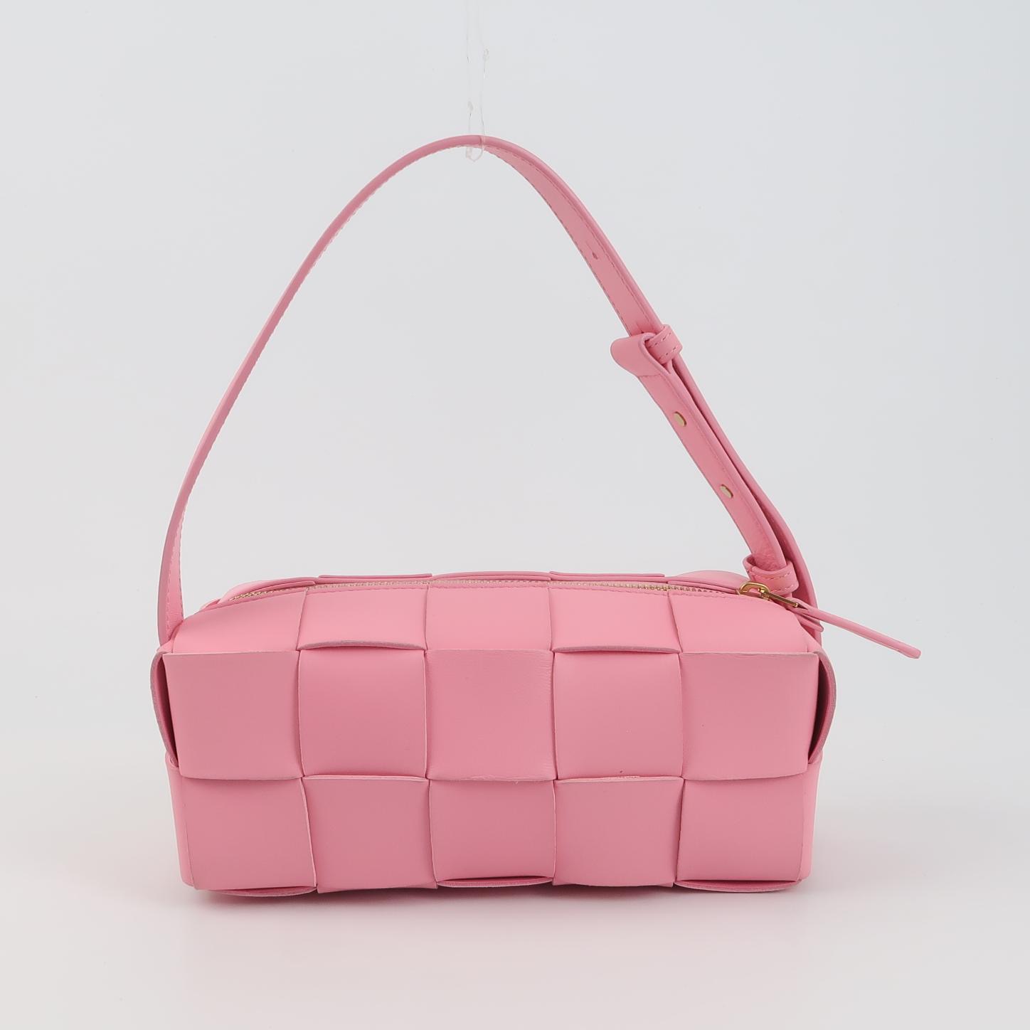 Bottega Veneta Brick Cassette Shoulder Bag Maxi Intrecciato Leather Small — photo 3 of 14