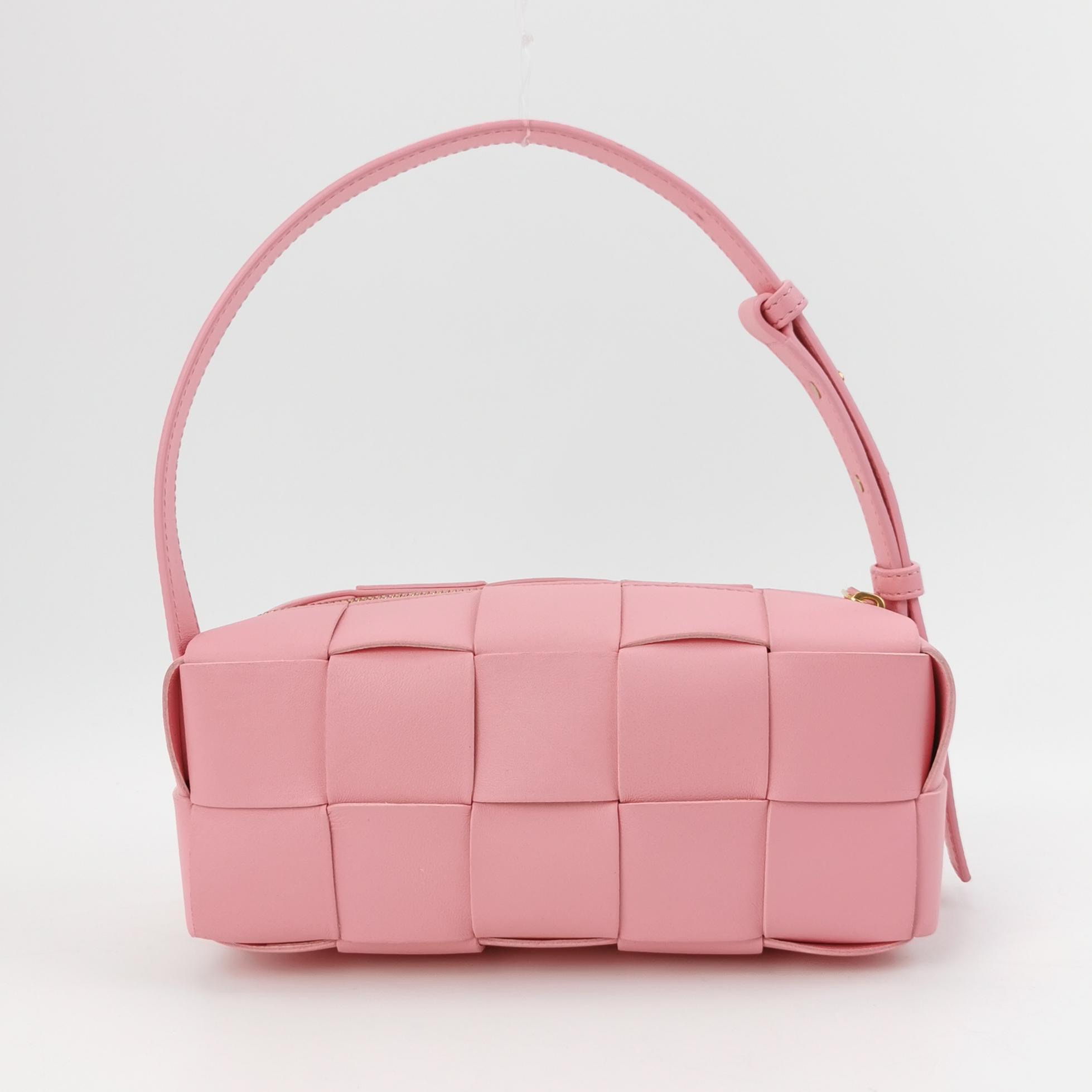 Bottega Veneta Brick Cassette Shoulder Bag Maxi Intrecciato Leather Small — photo 3 of 15