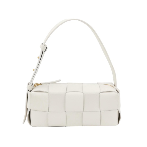 Bottega Veneta Brick Cassette Shoulder Bag Maxi Intrecciato Leather Small — pre-owned, Vierlot