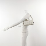 Bottega Veneta Brick Cassette Shoulder Bag Maxi Intrecciato Leather Small — thumbnail 2