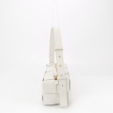 Bottega Veneta Brick Cassette Shoulder Bag Maxi Intrecciato Leather Small — thumbnail 5