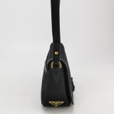 Prada Logo Flap Crossbody Shoulder Bag Saffiano Leather — thumbnail 5
