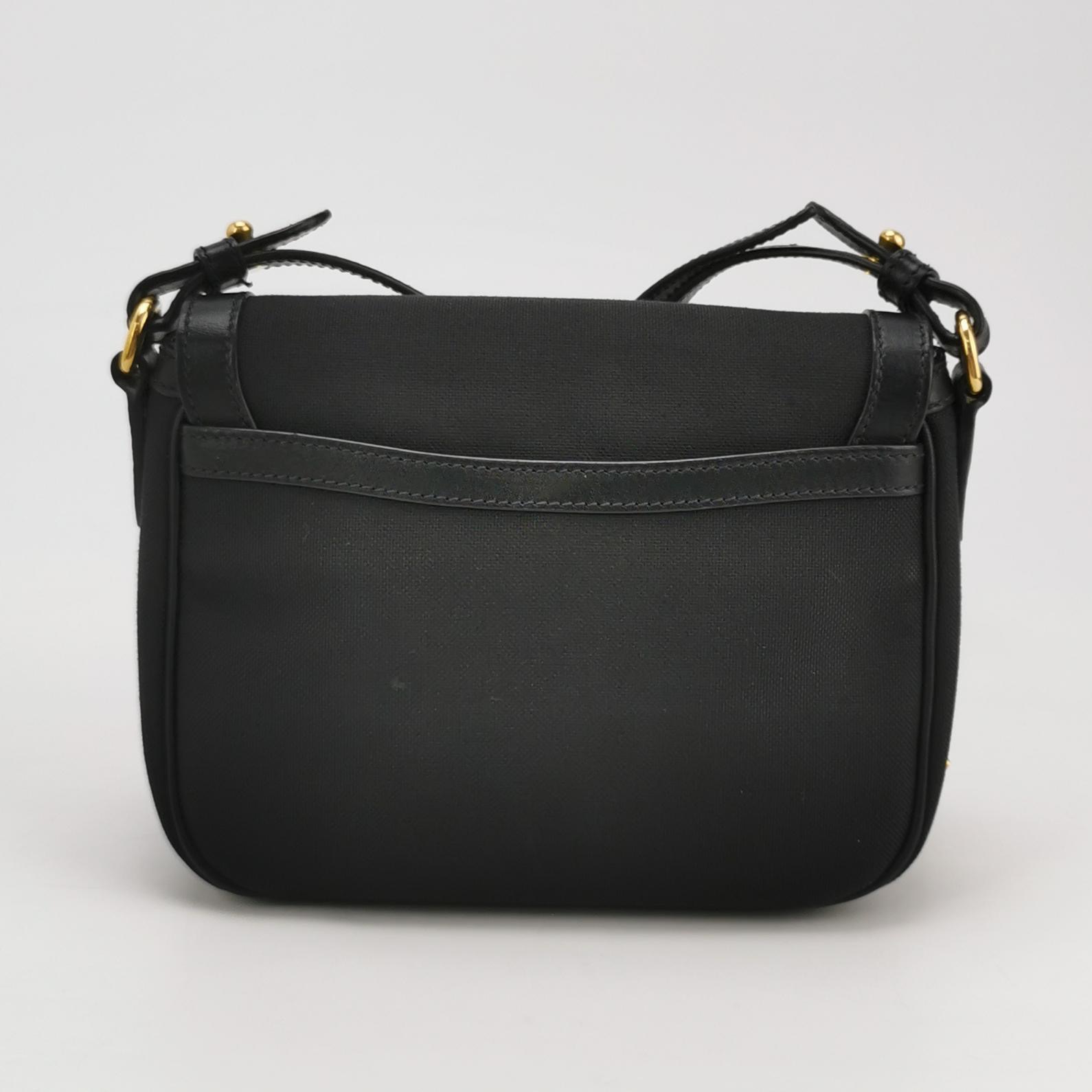 Prada Logo Flap Crossbody Shoulder Bag Saffiano Leather — photo 3 of 13