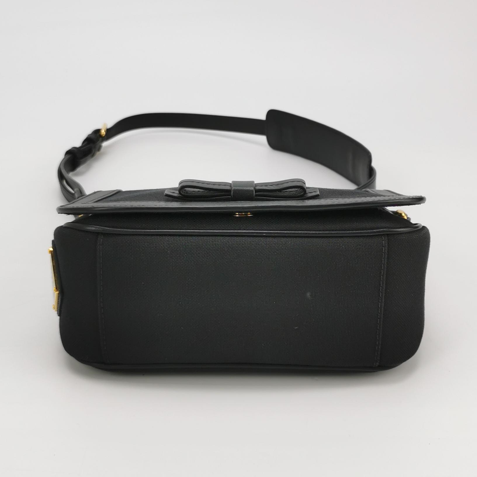 Prada Logo Flap Crossbody Shoulder Bag Saffiano Leather — photo 6 of 13