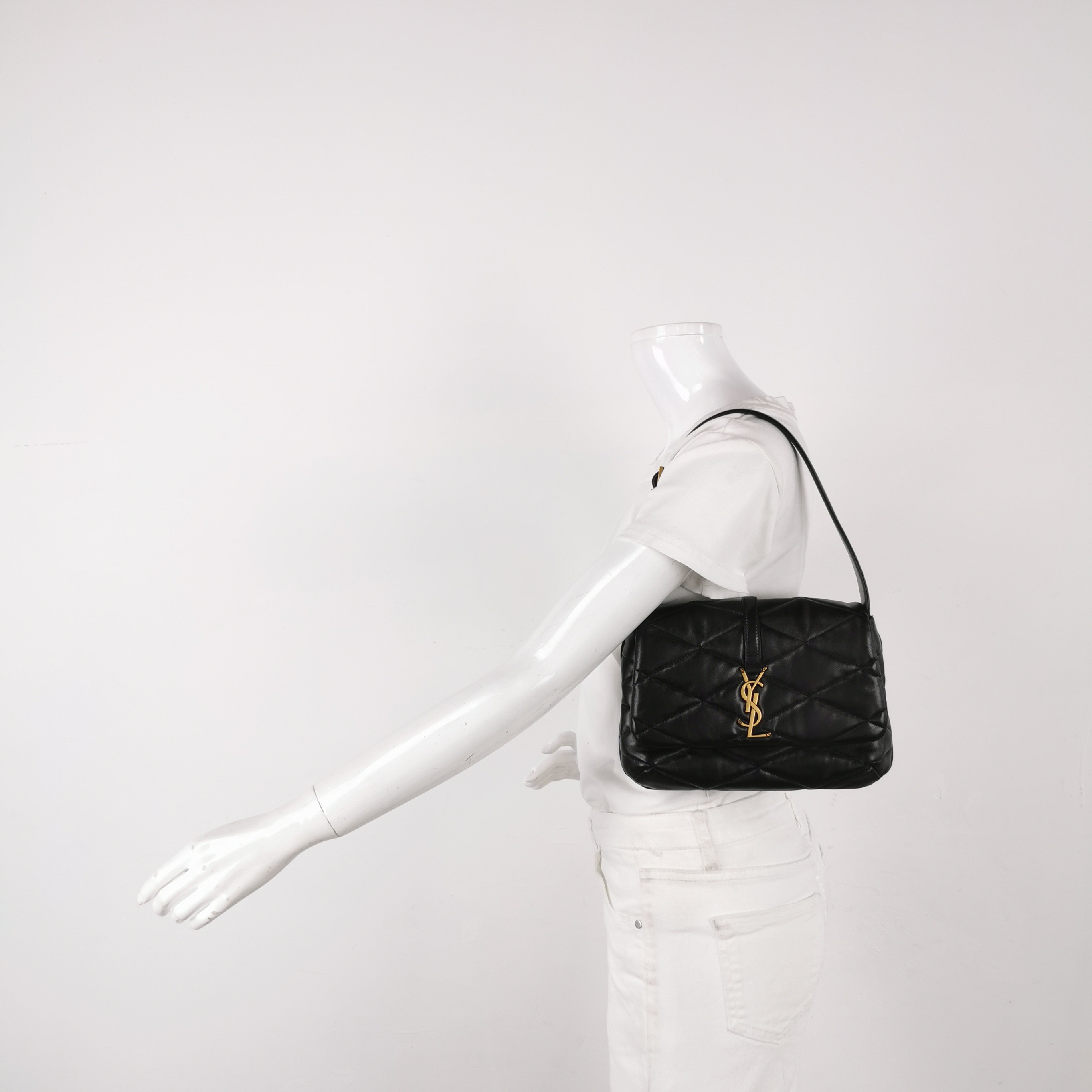 Saint Laurent Le 57 Shoulder Bag Quilted Leather — alternate view