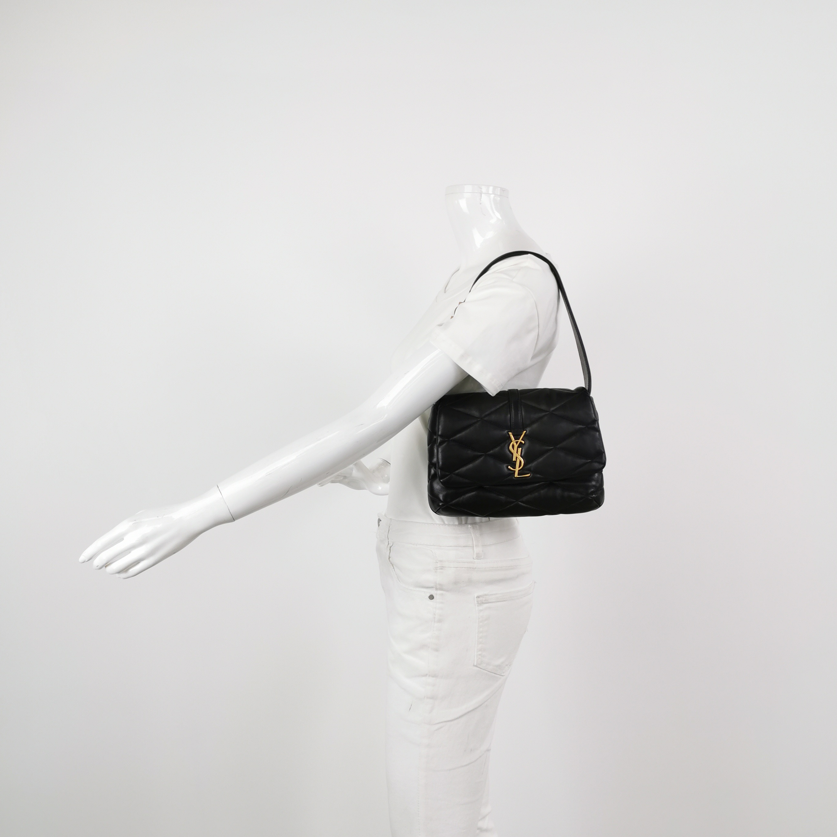 Saint Laurent Le 57 Shoulder Bag Quilted Leather — alternate view