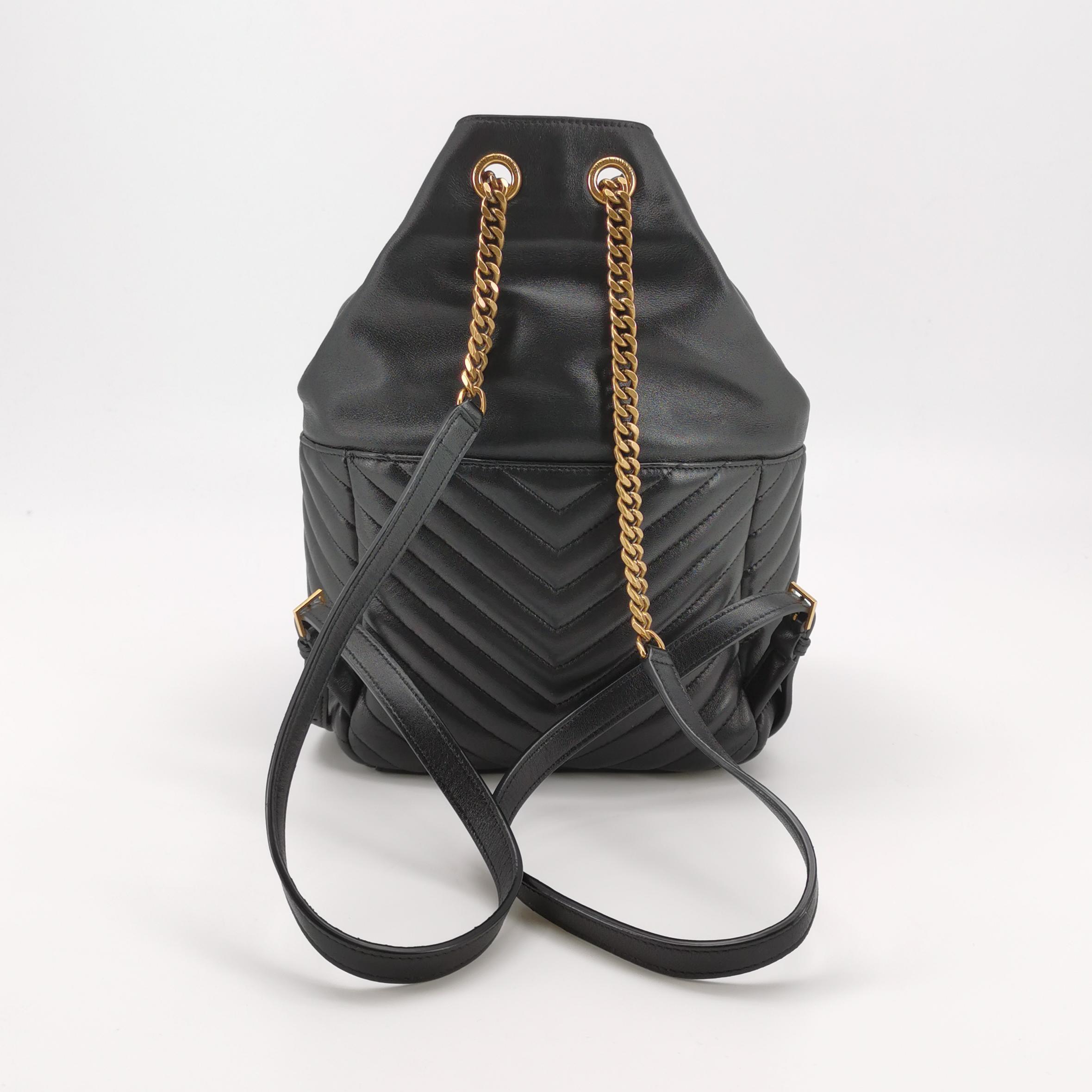 Saint Laurent Joe Backpack Matelasse Chevron Leather — photo 3 of 14
