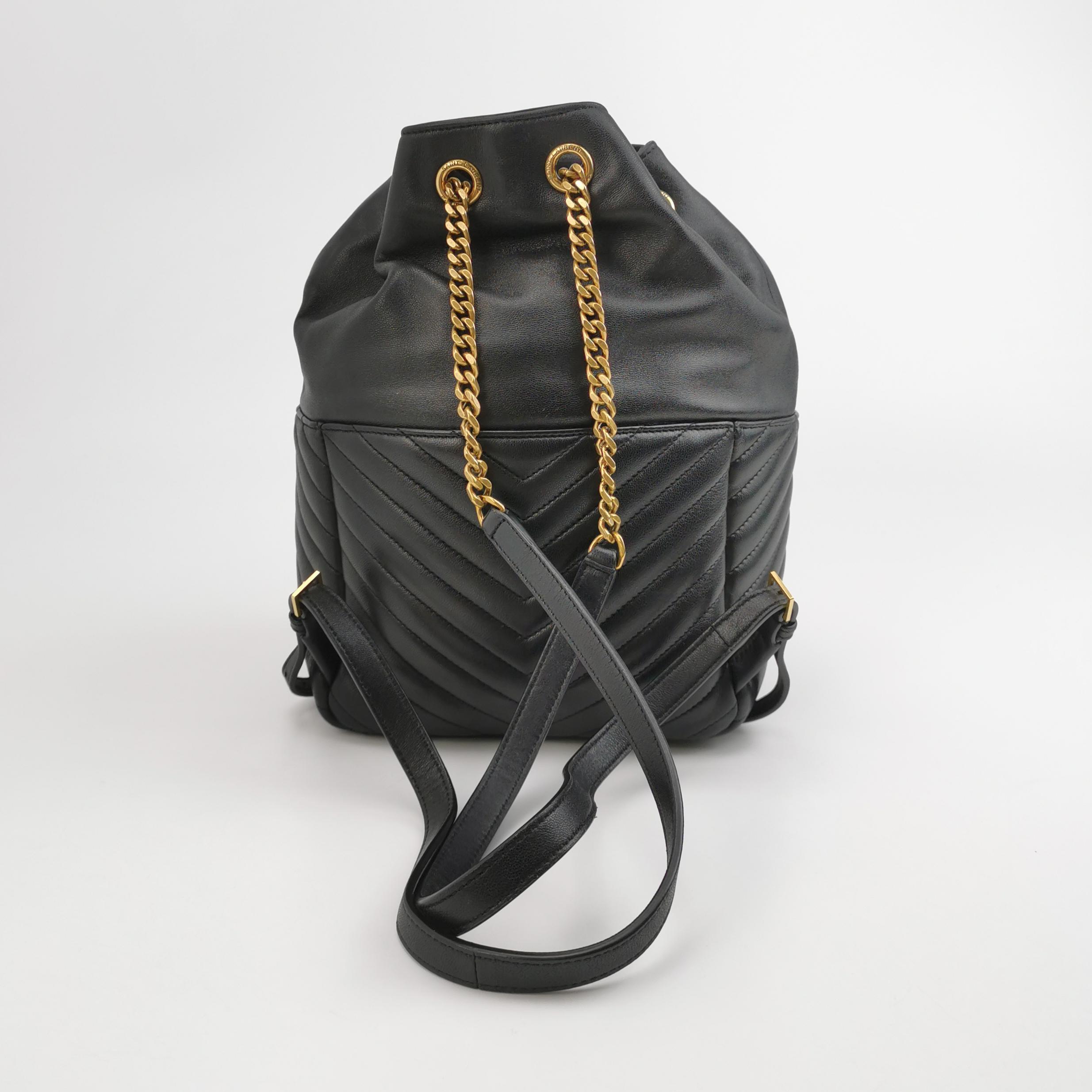 Saint Laurent Joe Backpack Matelasse Chevron Leather — photo 3 of 15