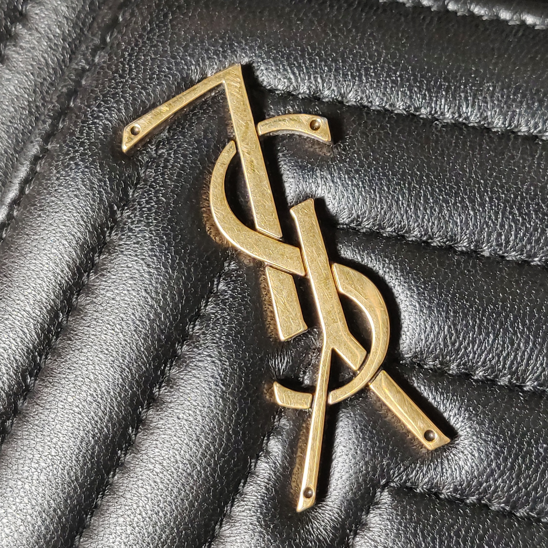 Saint Laurent Joe Backpack Matelasse Chevron Leather — photo 9 of 15