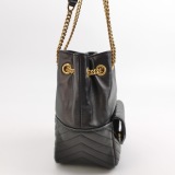 Saint Laurent Joe Bucket Bag Matelasse Chevron Leather Mini — thumbnail 4