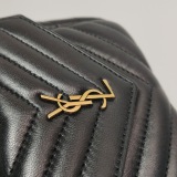 Saint Laurent Joe Bucket Bag Matelasse Chevron Leather Mini — thumbnail 11