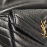 Saint Laurent Joe Bucket Bag Matelasse Chevron Leather Mini — thumbnail 10