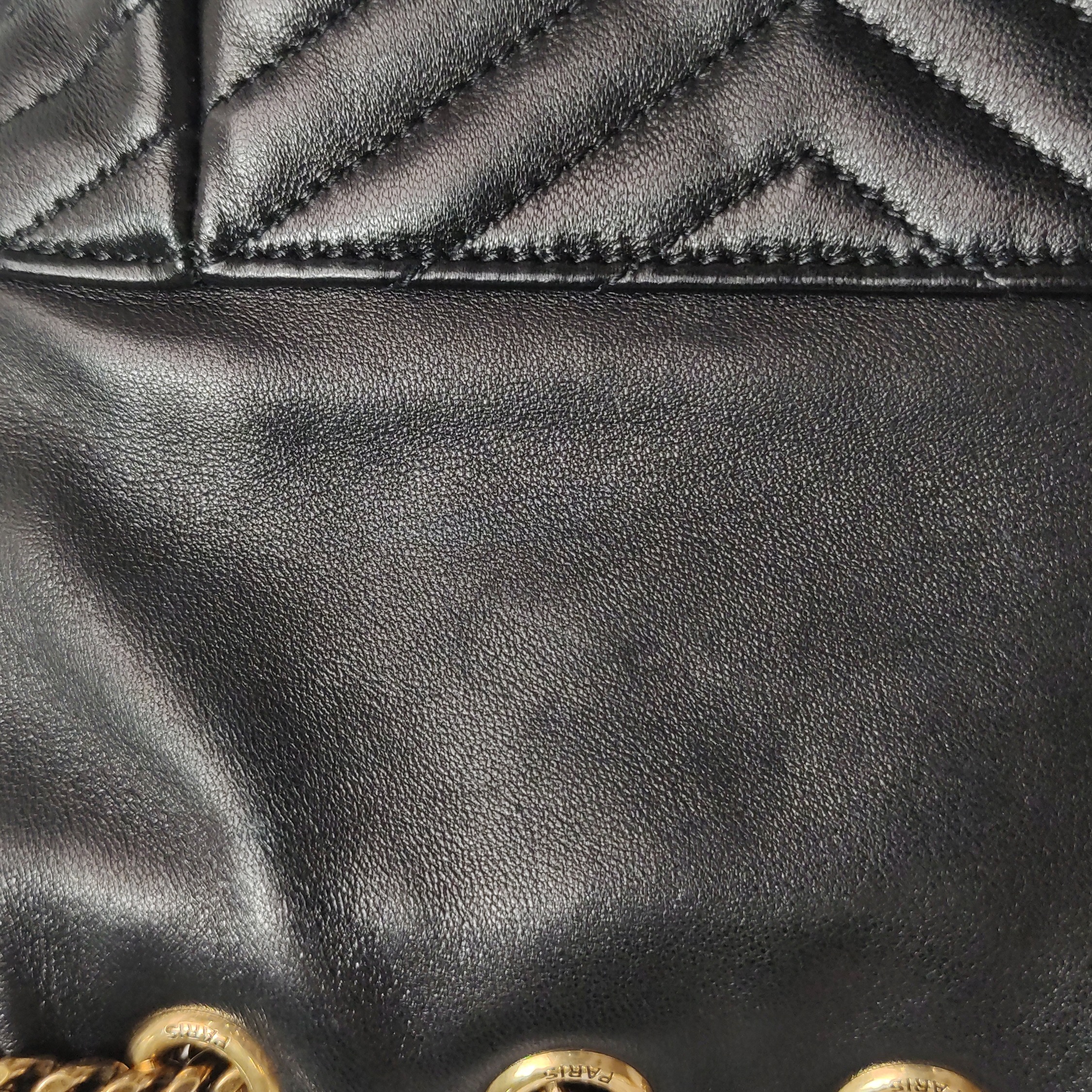 Saint Laurent Joe Bucket Bag Matelasse Chevron Leather Mini — photo 13 of 15