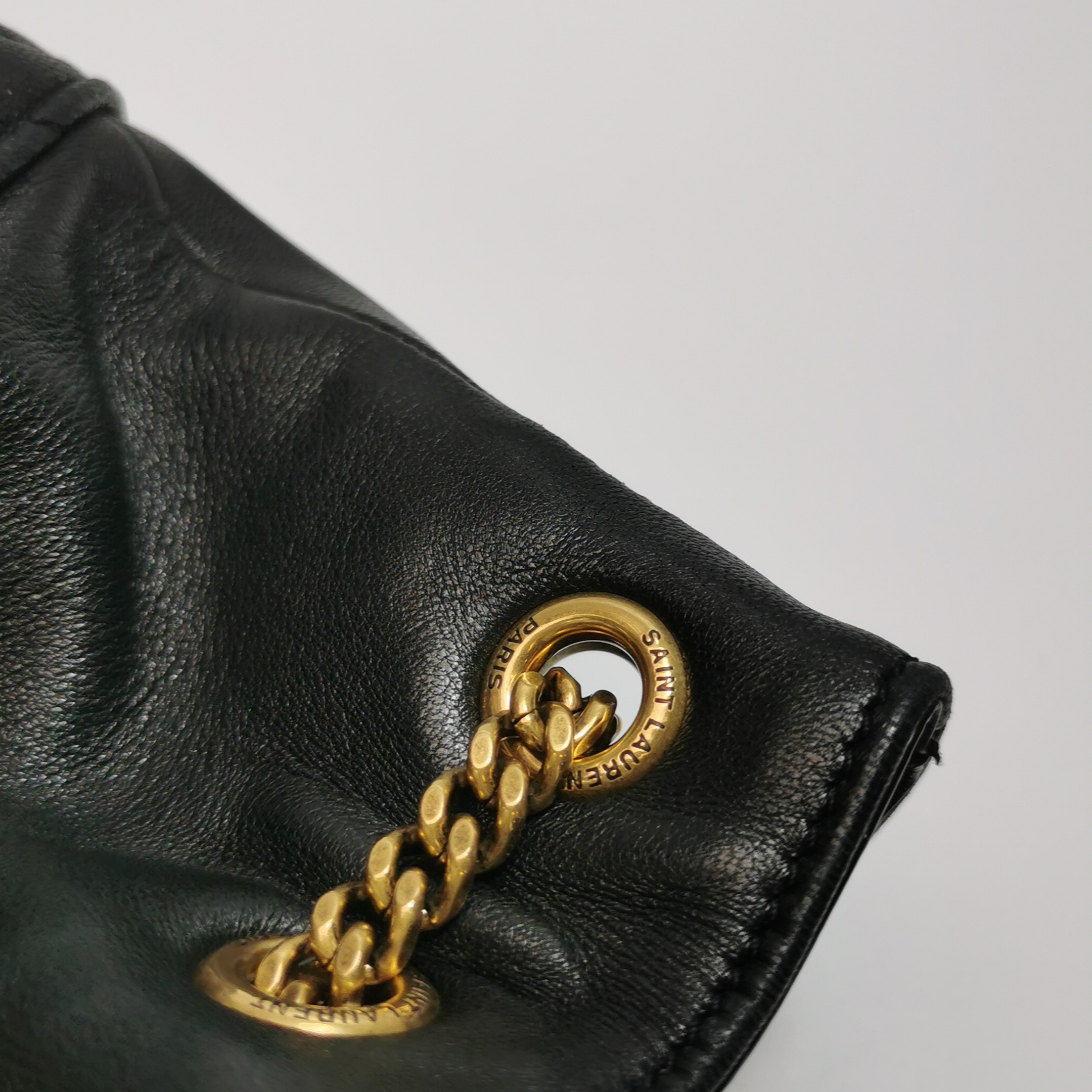 Saint Laurent Joe Bucket Bag Matelasse Chevron Leather Mini — photo 11 of 15
