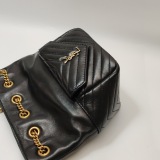Saint Laurent Joe Bucket Bag Matelasse Chevron Leather Mini — thumbnail 15