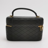 Saint Laurent Gaby Zip Around Vanity Bag Quilted Leather — thumbnail 3