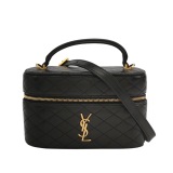Saint Laurent Gaby Zip Around Vanity Bag Quilted Leather — thumbnail 1