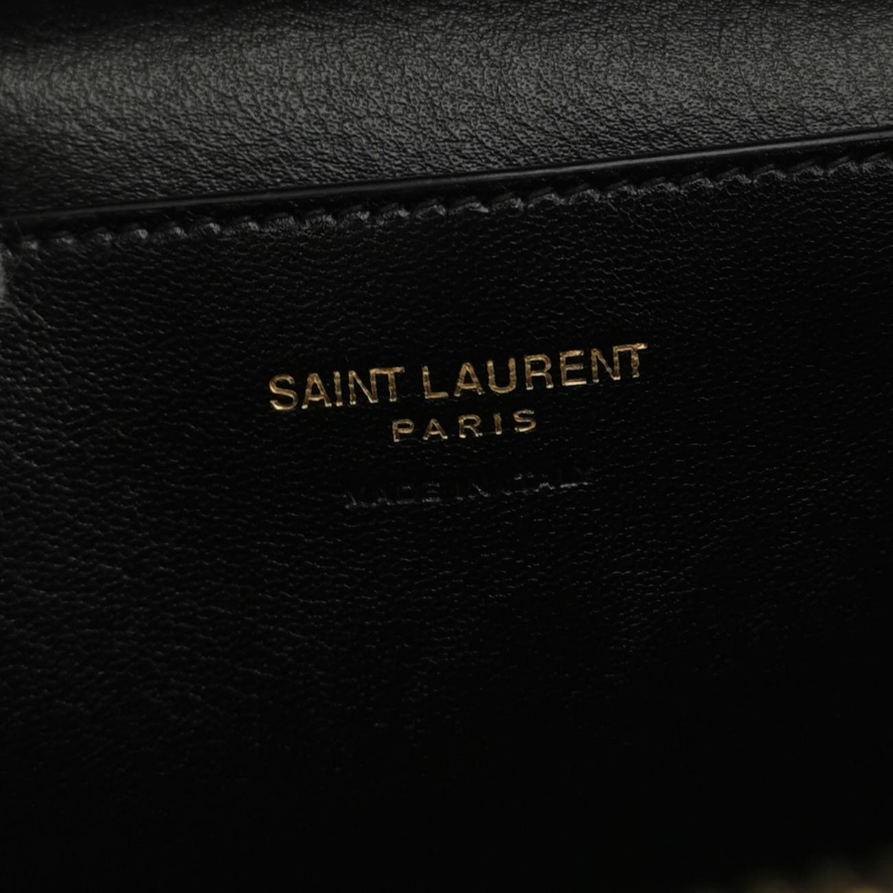 Saint Laurent Gaby Zip Around Vanity Bag Quilted Leather — photo 8 of 15