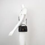 Saint Laurent Gaby Zip Around Vanity Bag Quilted Leather — thumbnail 2
