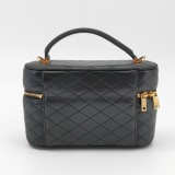 Saint Laurent Gaby Zip Around Vanity Bag Quilted Leather — thumbnail 3